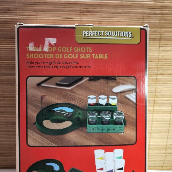 Golf Tabletop Game Golf Shots Perfect Solutions Putting Green Novelty Party - Picture 6 of 12